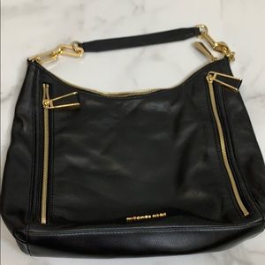 Black leather Michael Kors Purse